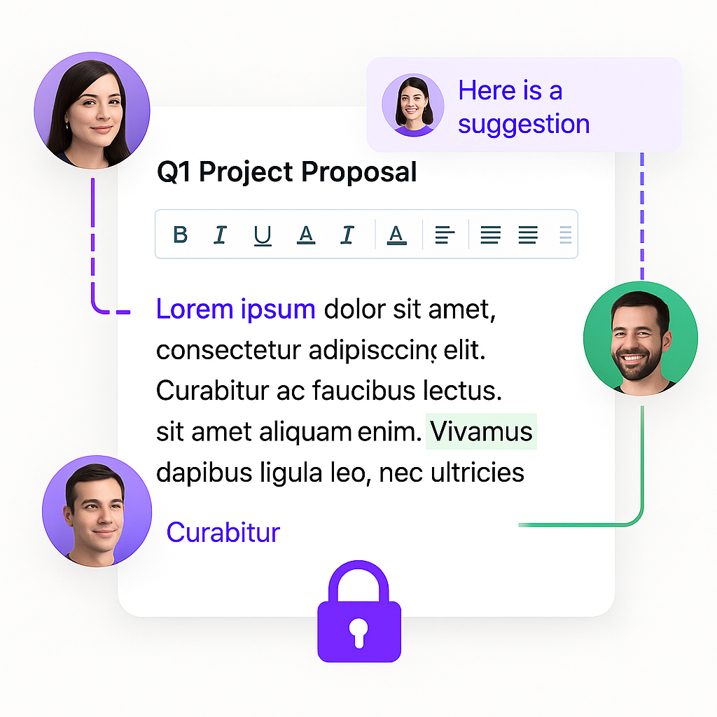  Real-Time Collaboration, No Compromises