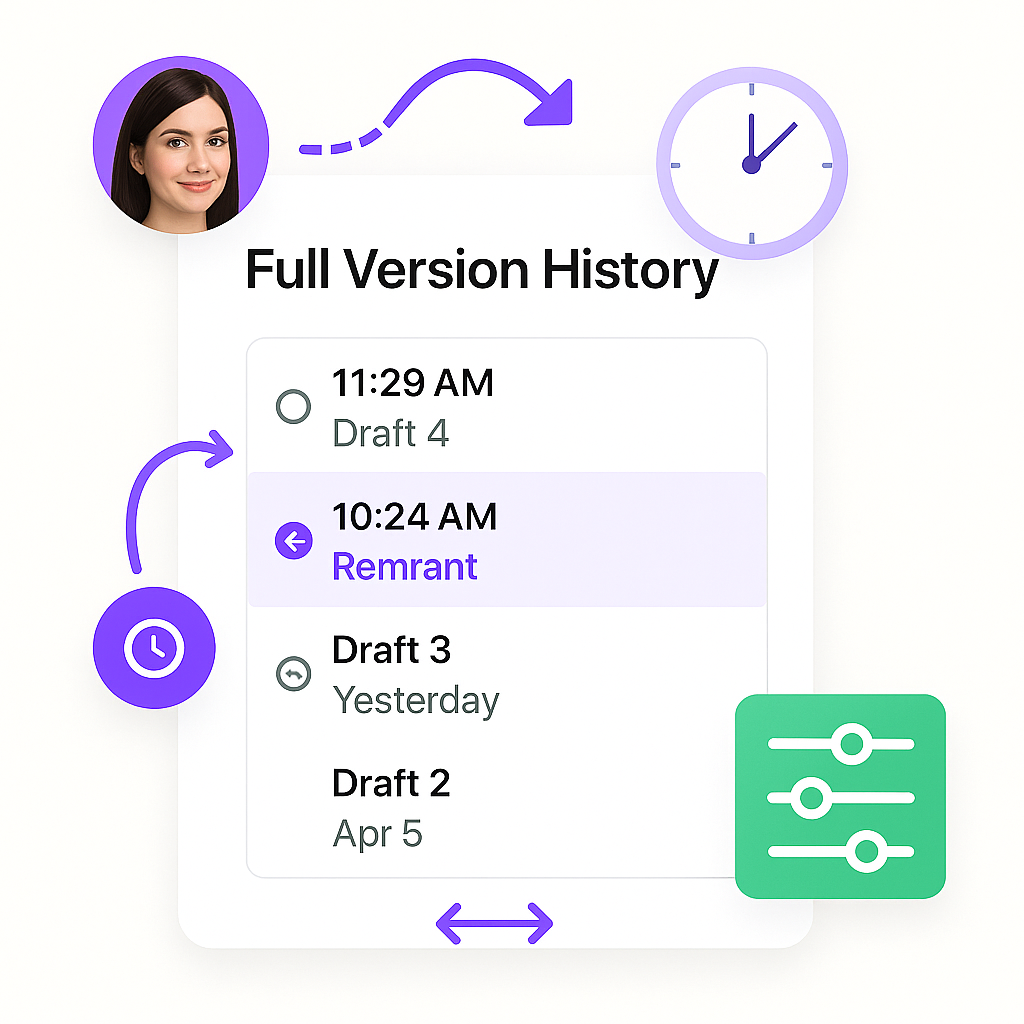  Full Version History and Control