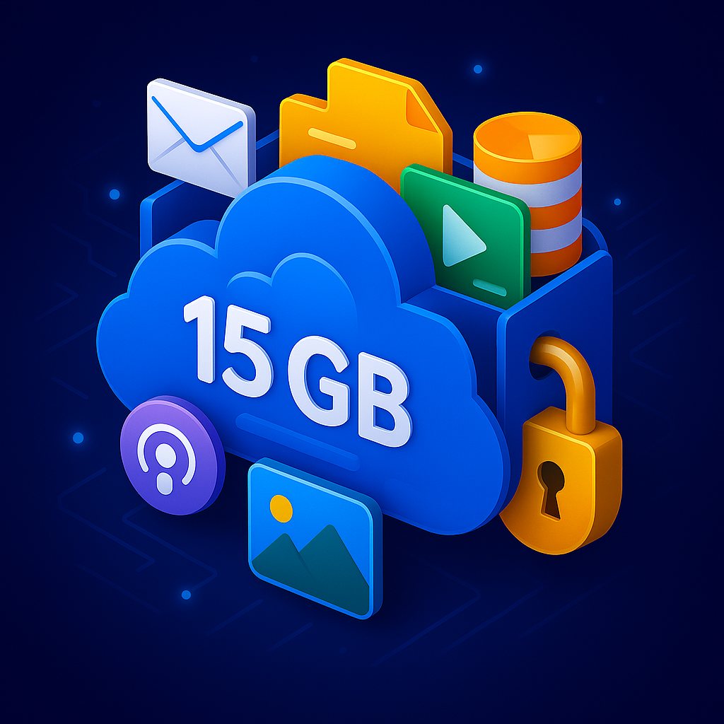 15 GB Unified Encrypted Cloud