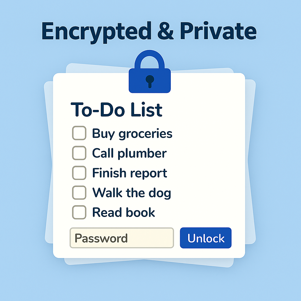 Encrypted & Private by Design