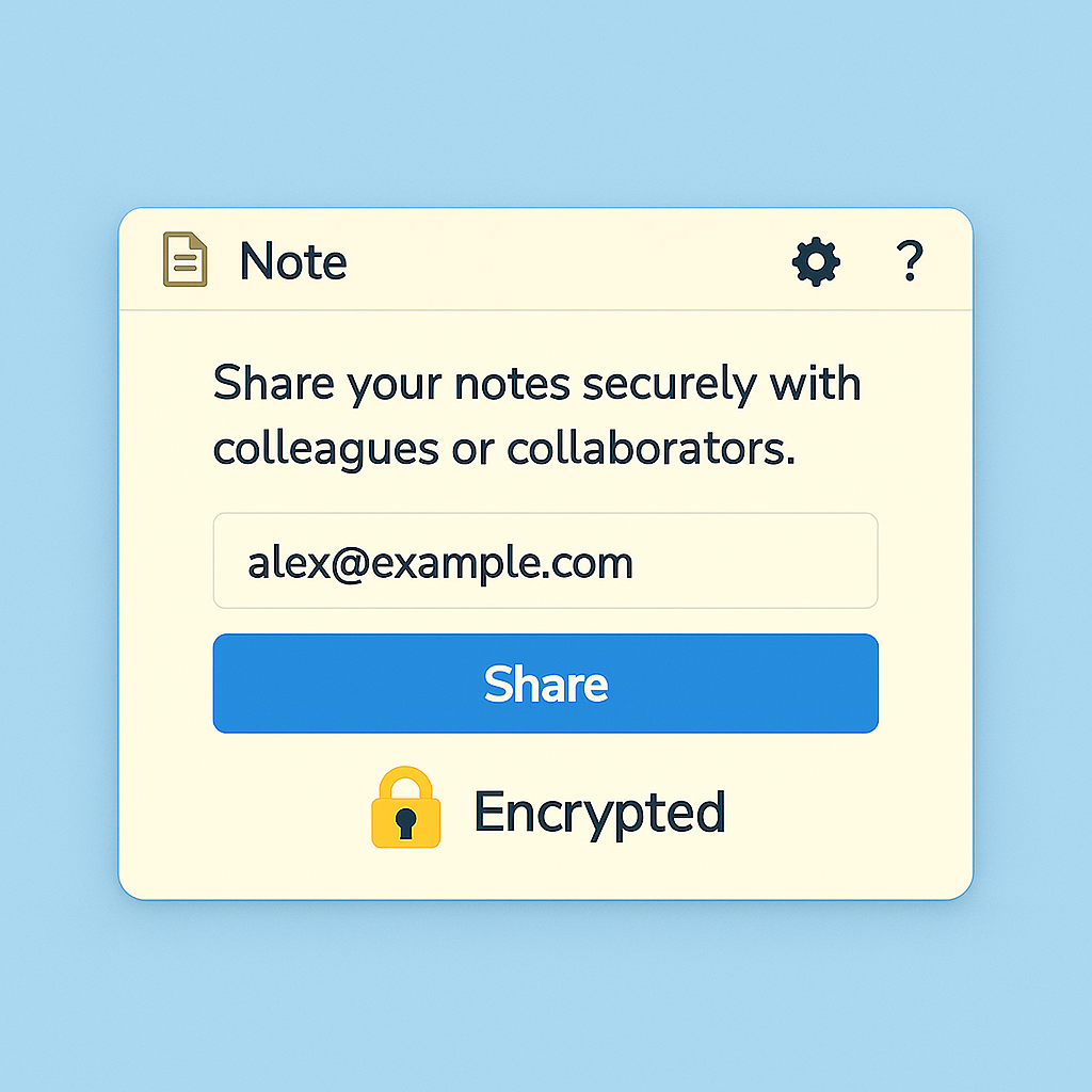Encrypted Sharing for Teams