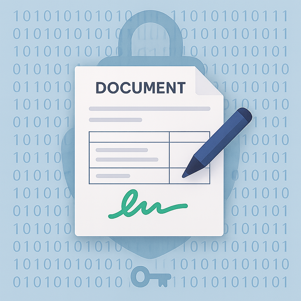  End-to-End Encrypted Signing