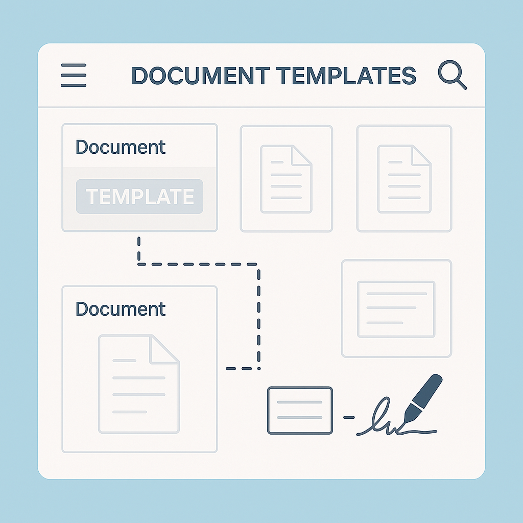 Document Templates & Reuse