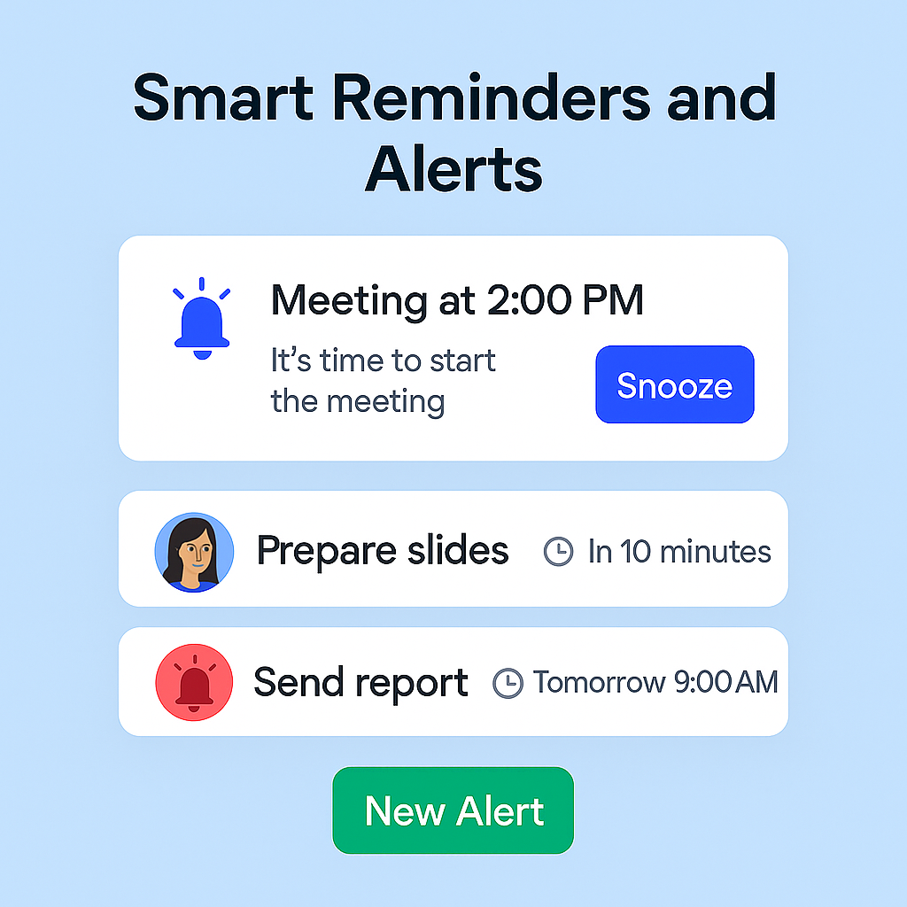 Smart Reminders and Alerts